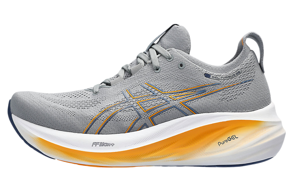 Asics Gel-Nimbus 26 Extra Wide Sheet Rock / Thunder Blue