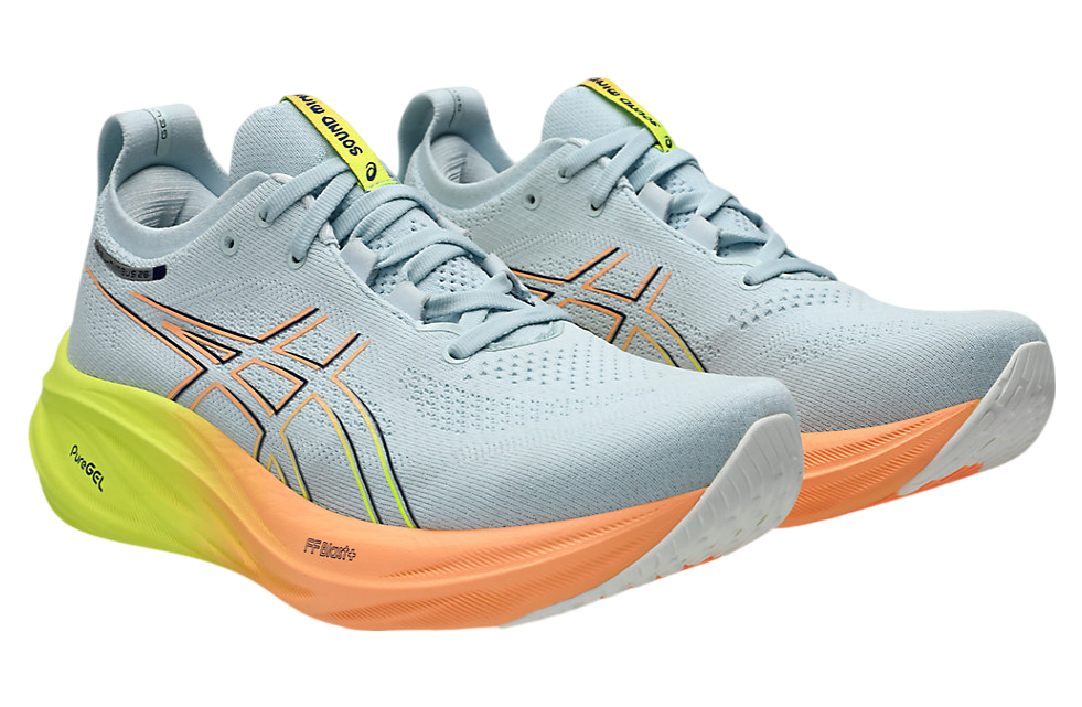 Asics Gel-Nimbus 26 Paris Cool Grey / Safety Yellow