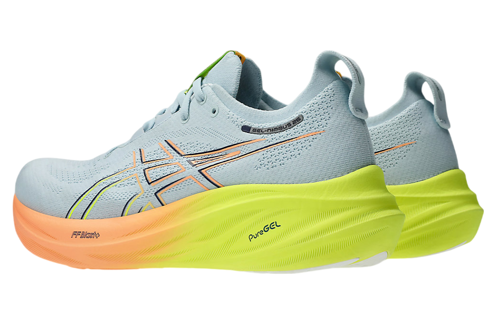 Asics Gel-Nimbus 26 Paris Cool Grey / Safety Yellow