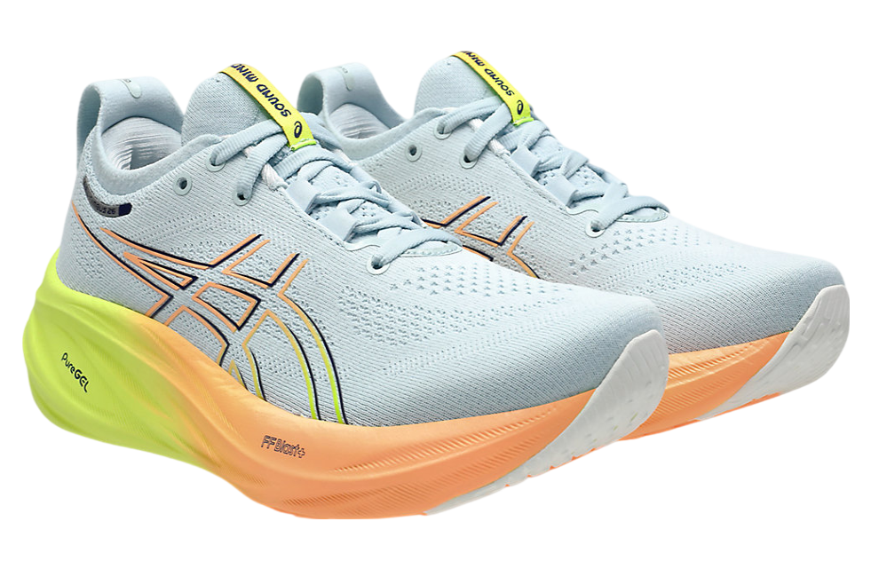 Asics Gel-Nimbus 26 Paris WMNS Cool Grey / Safety Yellow