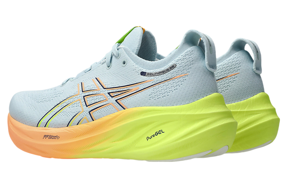 Asics Gel-Nimbus 26 Paris WMNS Cool Grey / Safety Yellow