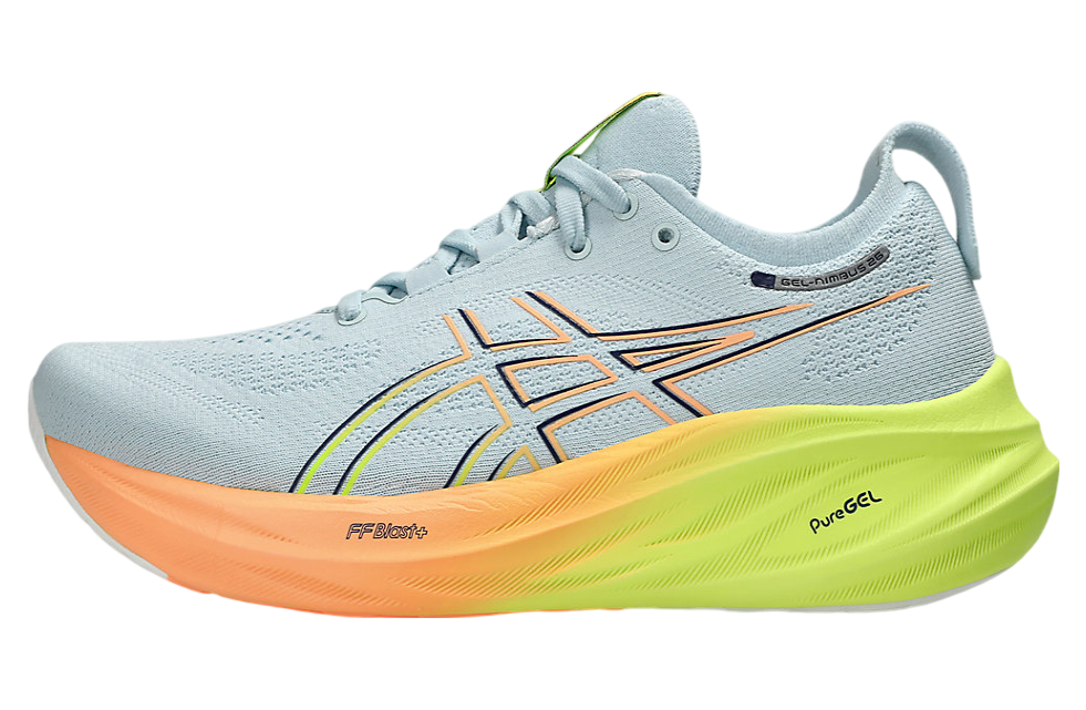 Asics Gel-Nimbus 26 Paris WMNS Cool Grey / Safety Yellow