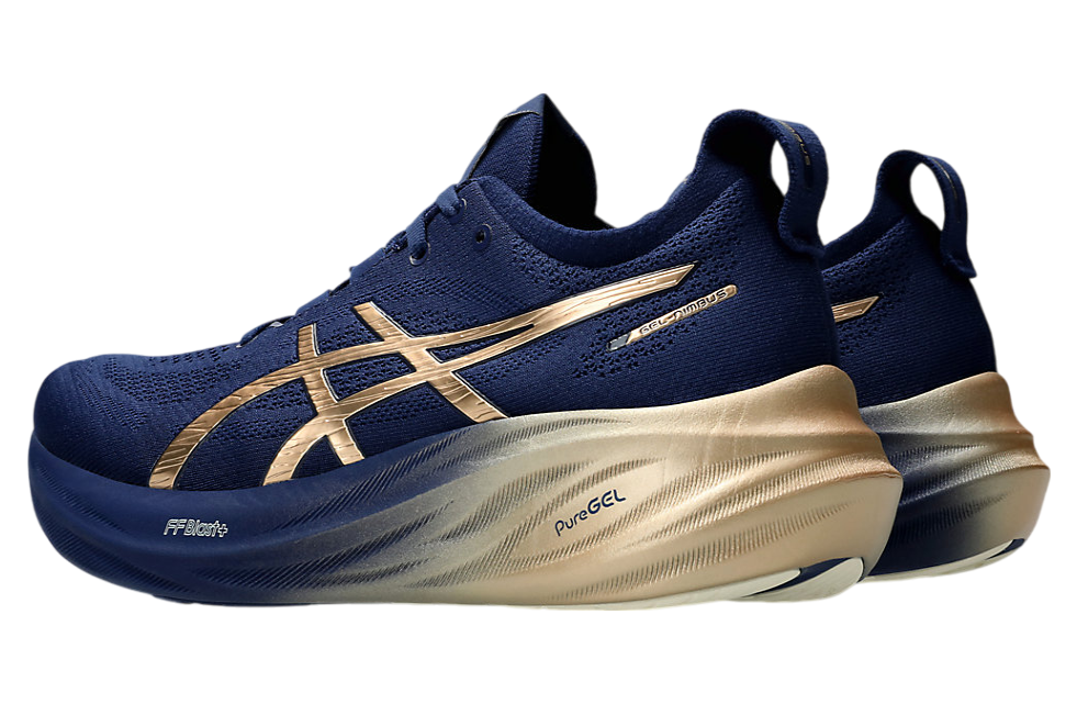 Asics Gel-Nimbus 26 Platinum Blue Expanse / Champagne