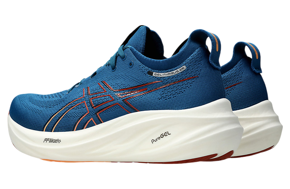 Asics Gel-Nimbus 26 Rich Navy / Faded Orange