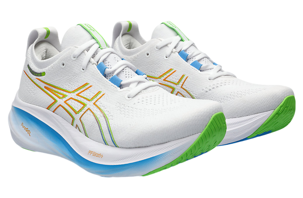 Asics Gel-Nimbus 26 White / Waterscape