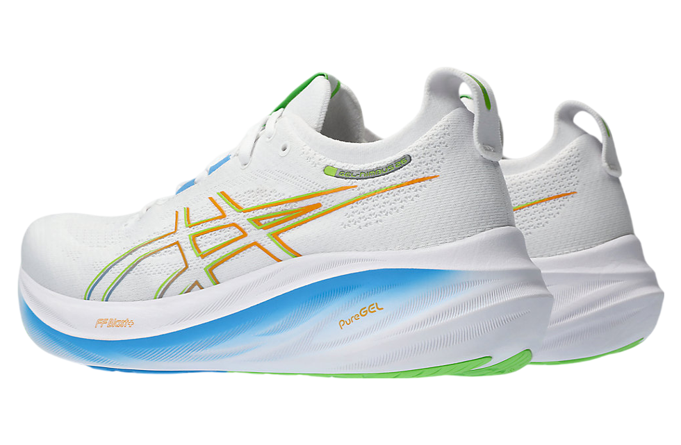 Asics Gel-Nimbus 26 White / Waterscape