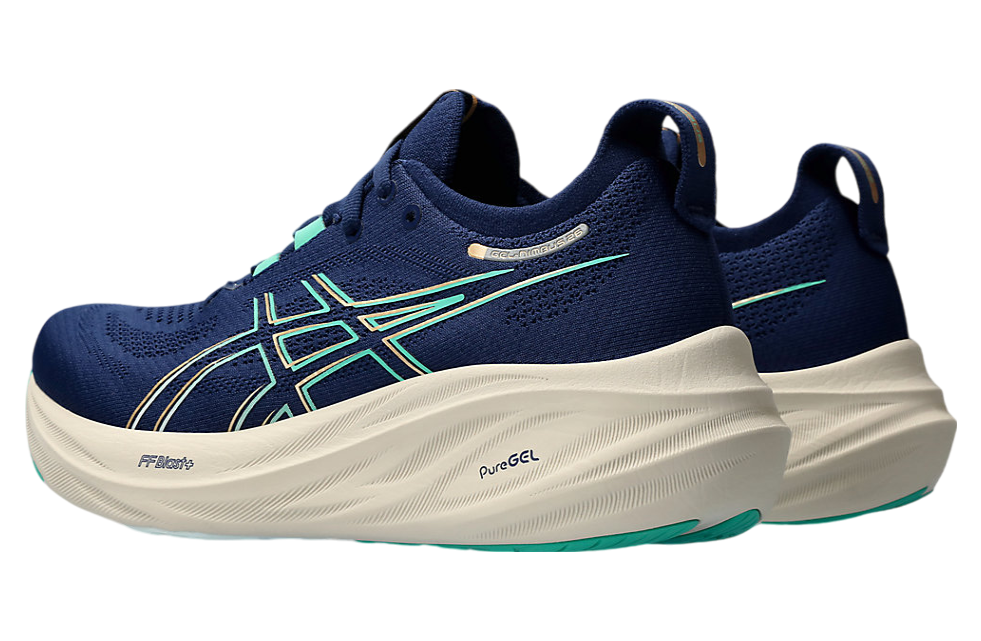 Asics Gel-Nimbus 26 Wide WMNS Blue Expanse / Aurora Green