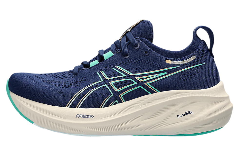 Asics Gel-Nimbus 26 Wide WMNS Blue Expanse / Aurora Green