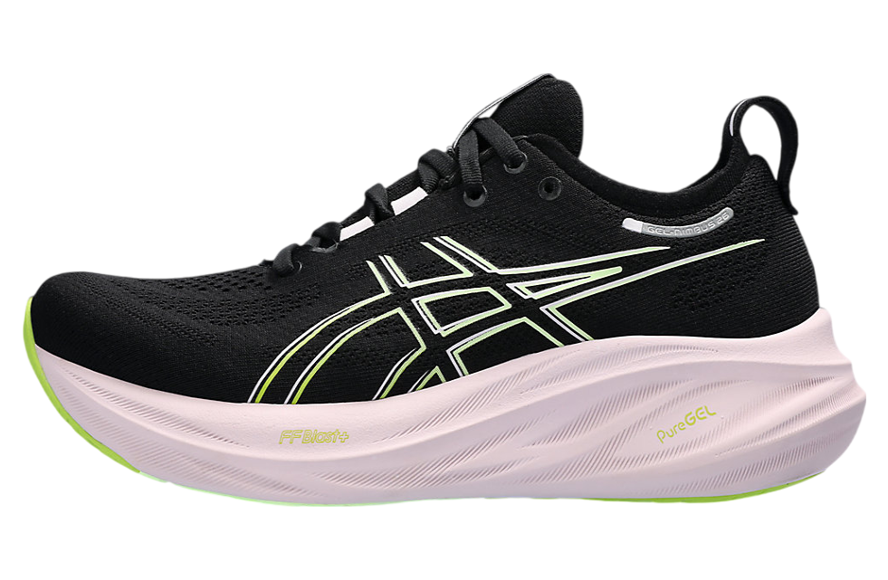 Asics Gel-Nimbus 26 WMNS Black / Neon Lime