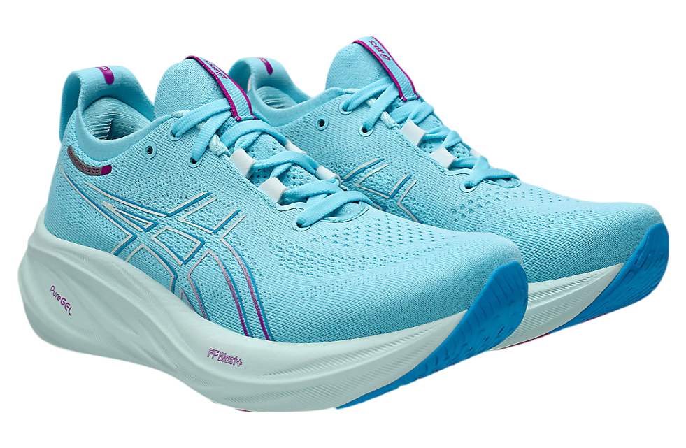 Asics Gel-Nimbus 26 WMNS Bright Cyan / Bold Magenta