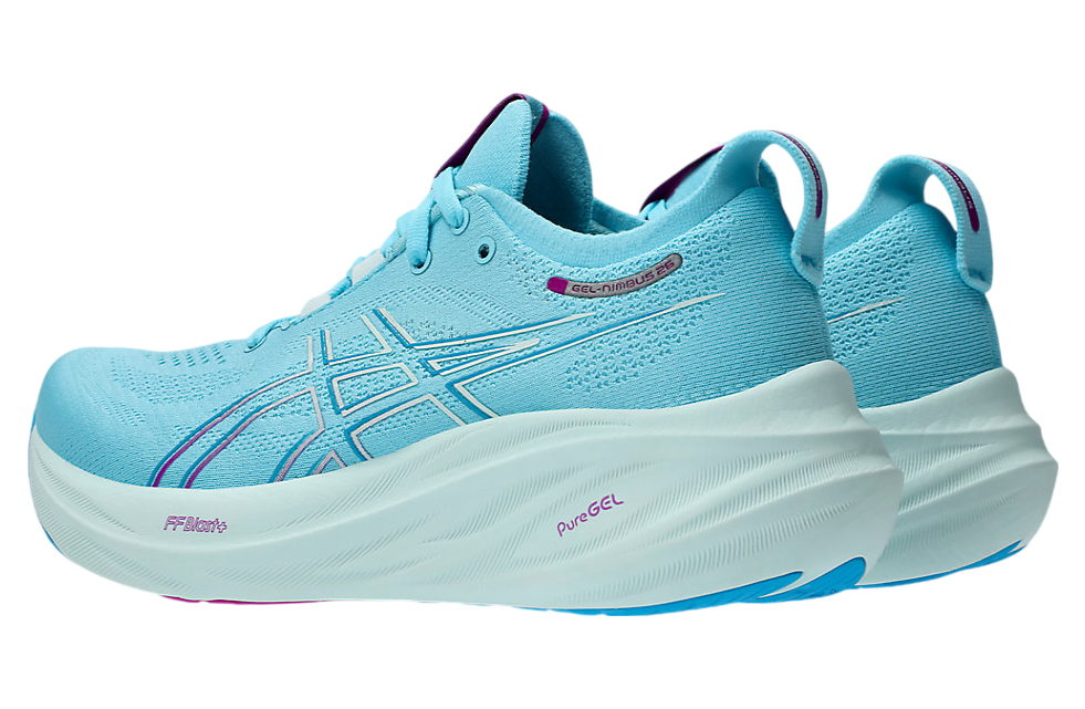 Asics Gel-Nimbus 26 WMNS Bright Cyan / Bold Magenta