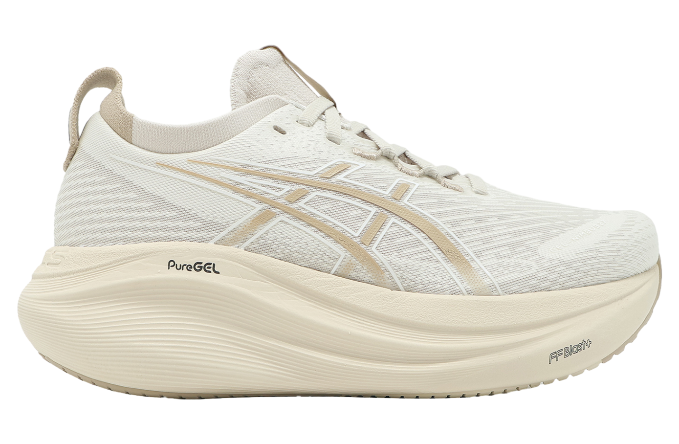 もん Asics GEL-Nimbus 27 WMNS Birch / Feather Grey - Mar 2025