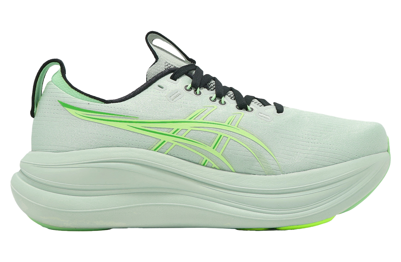 Asics GEL-Nimbus 28 2E Wide Cold Moss / Illumina Green