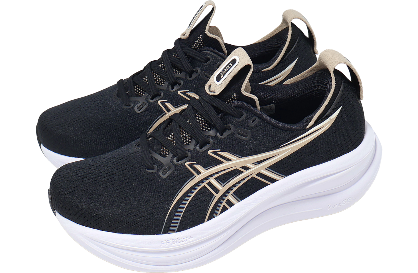 Asics GEL-Nimbus 28 4E Extra Wide Black / Feather Grey