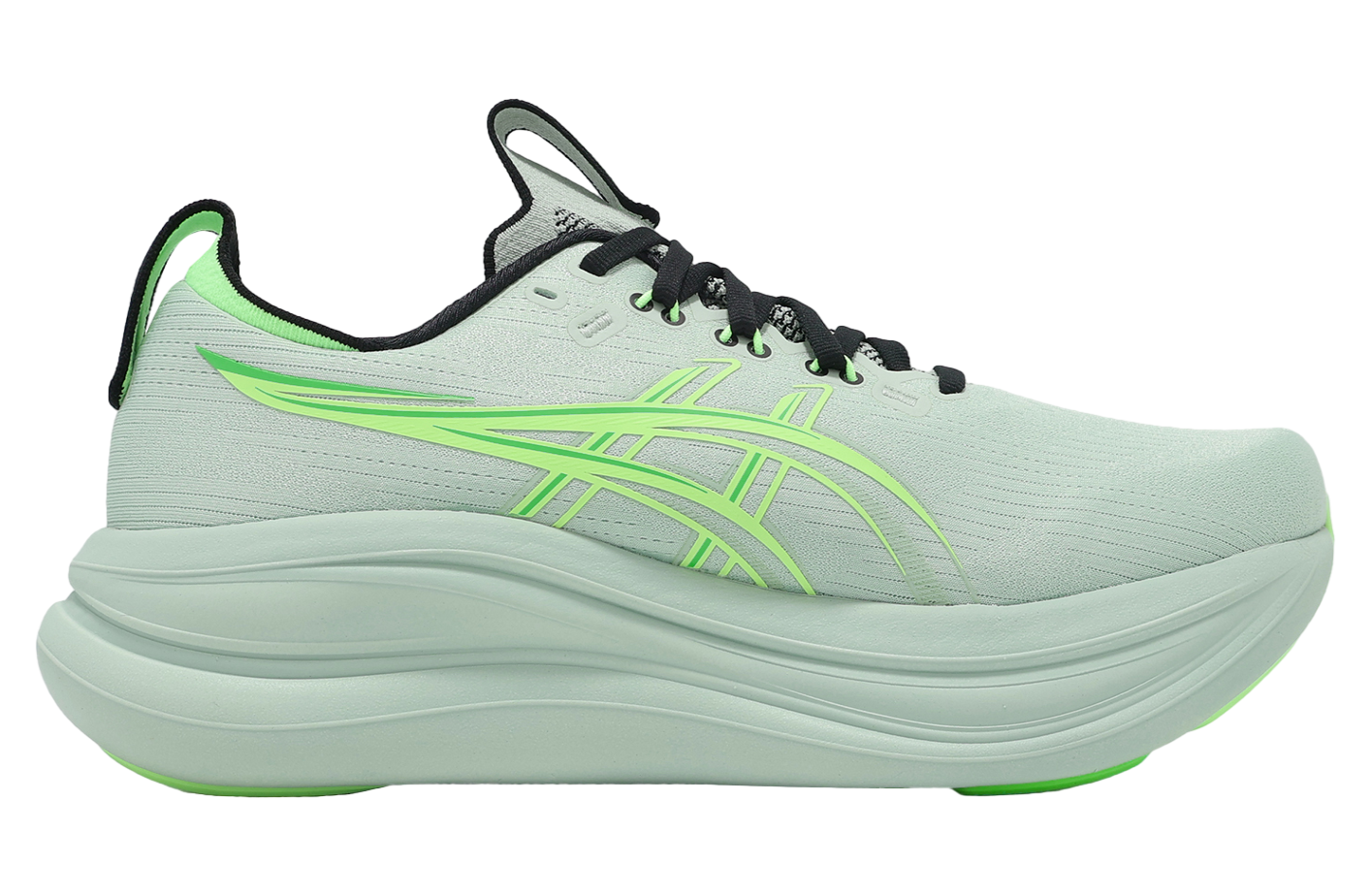 Asics GEL-Nimbus 28 4E Extra Wide Cold Moss / Illuminate Green