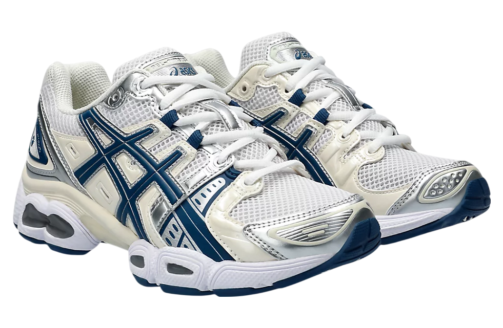 Asics Gel-Nimbus 9 White / Light Indigo