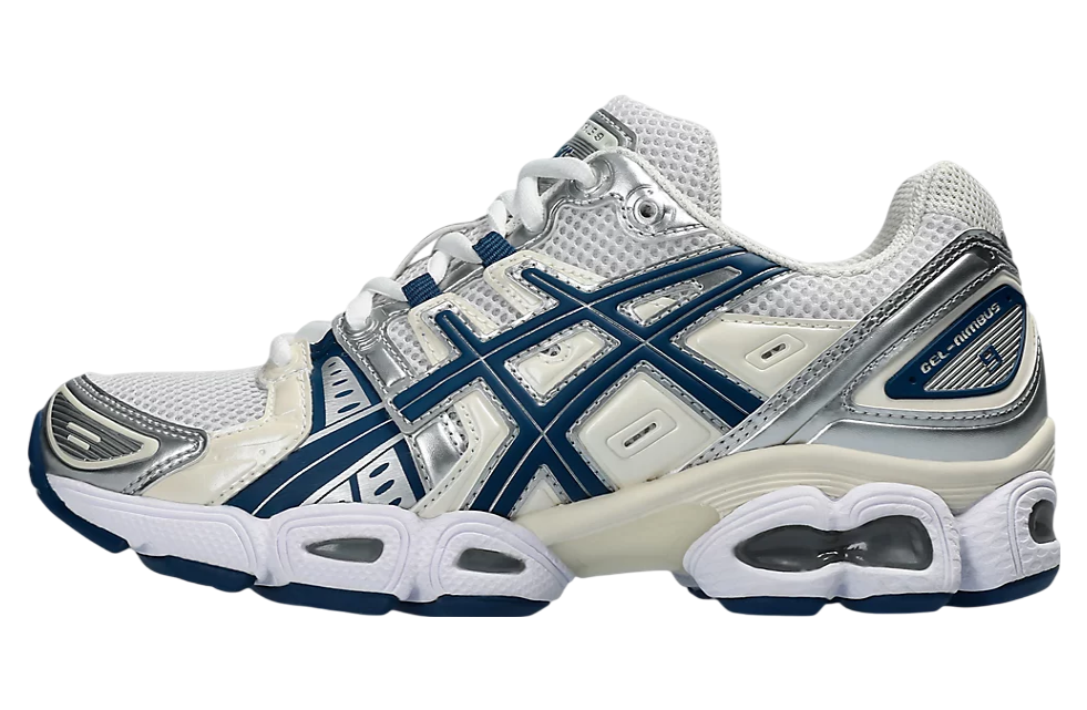 Asics Gel-Nimbus 9 White / Light Indigo