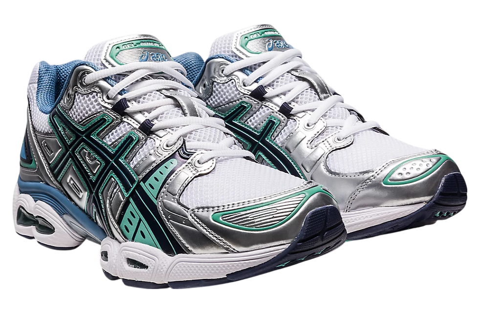 Asics Gel-Nimbus 9 White / Pure Silver / Green - Feb 2025