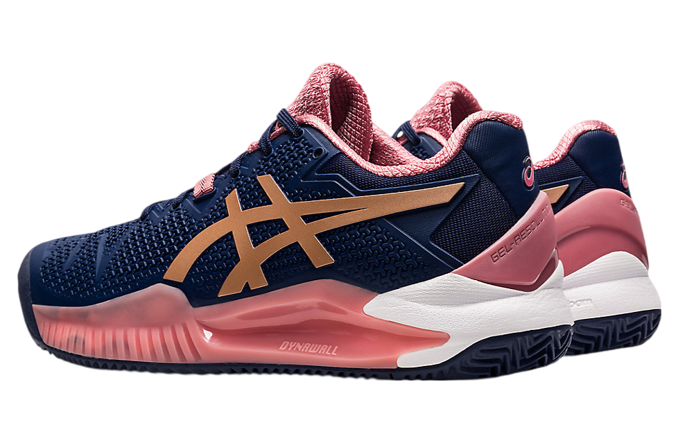 Asics Gel-Resolution 8 Clay WMNS Peacoat / Rose Gold