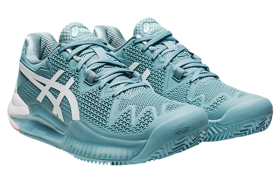 Asics Gel-Resolution 8 Clay WMNS Smoke Blue / White