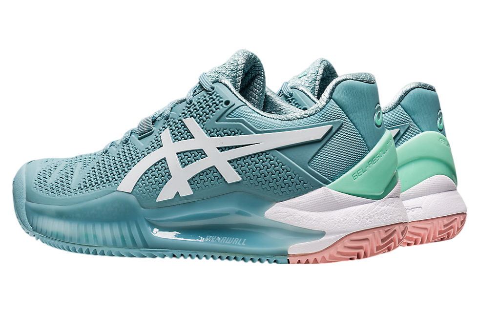 Asics Gel-Resolution 8 Clay WMNS Smoke Blue / White