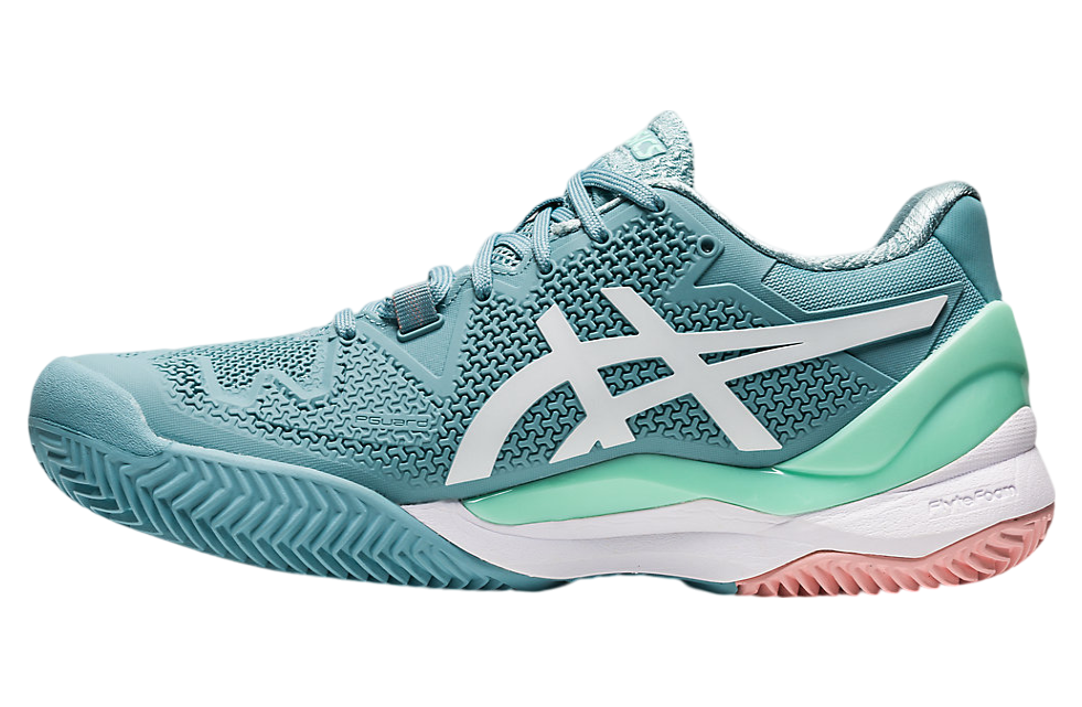 Asics Gel-Resolution 8 Clay WMNS Smoke Blue / White