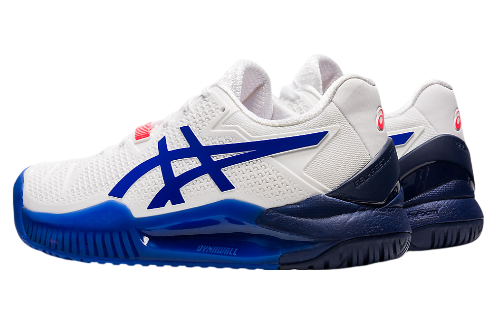 Asics Gel-Resolution 8 Wide WMNS White / Lapis Lazuli Blue