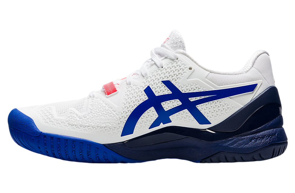 Asics Gel-Resolution 8 Wide WMNS White / Lapis Lazuli Blue