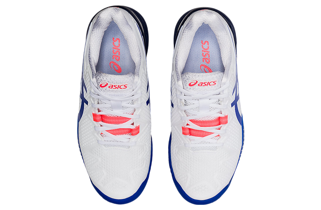 Asics Gel-Resolution 8 Wide WMNS White / Lapis Lazuli Blue