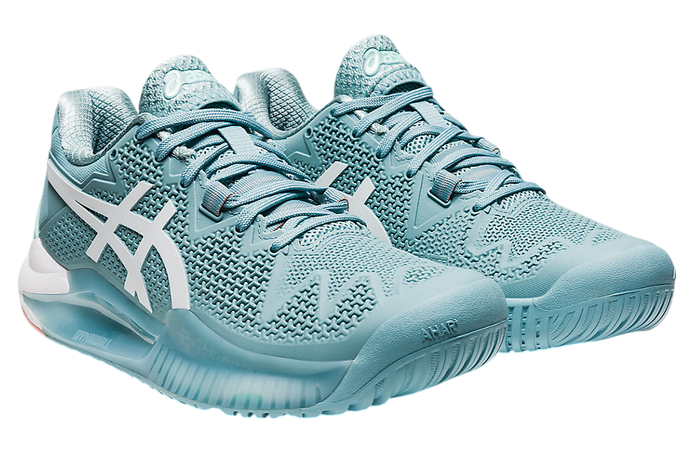 Asics Gel-Resolution 8 WMNS Smoke Blue / White