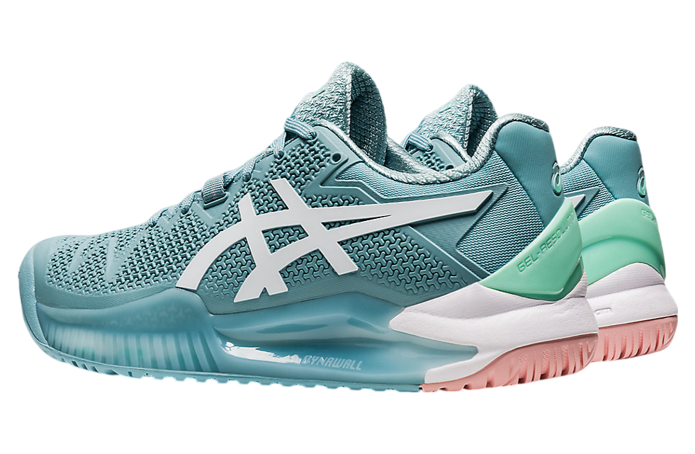 Asics Gel-Resolution 8 WMNS Smoke Blue / White