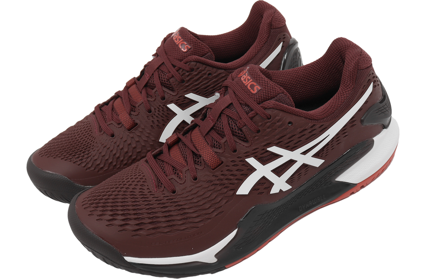 Asics GEL-Resolution 9 Antique Red / White