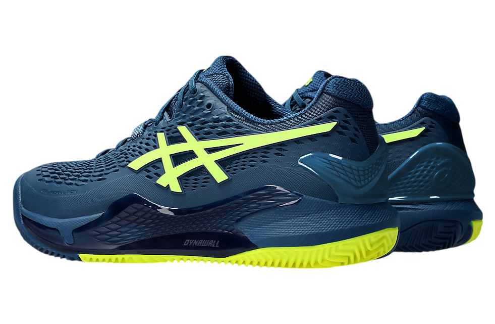 Asics Gel-Resolution 9 Clay Mako Blue / Safety Yellow