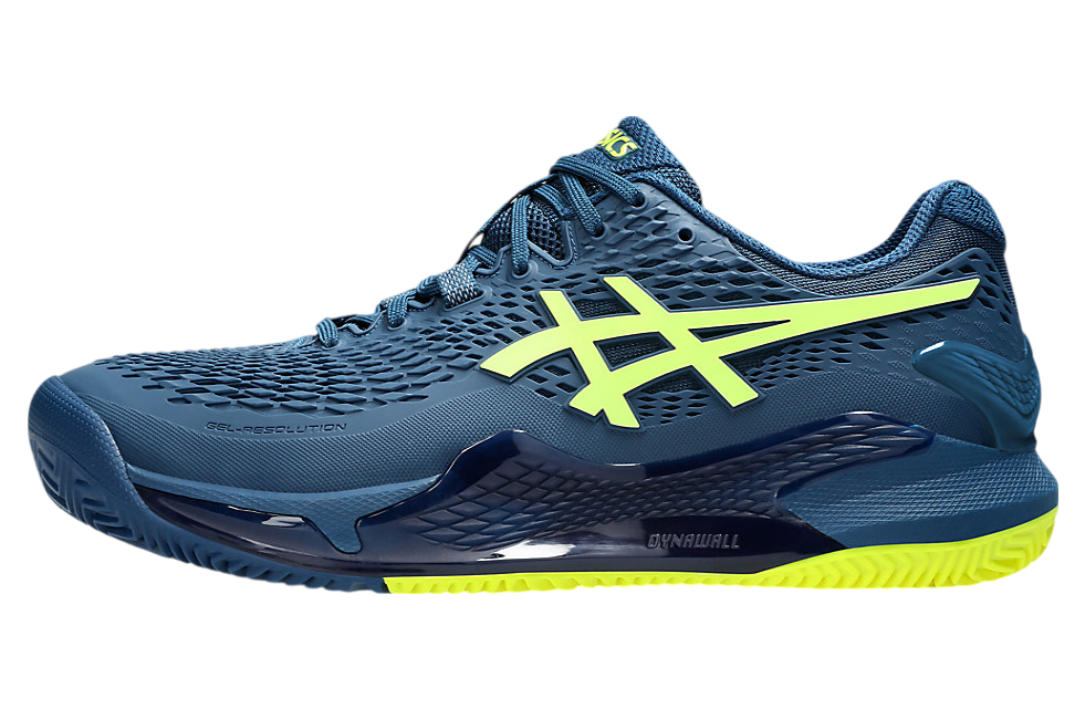 Asics Gel-Resolution 9 Clay Mako Blue / Safety Yellow