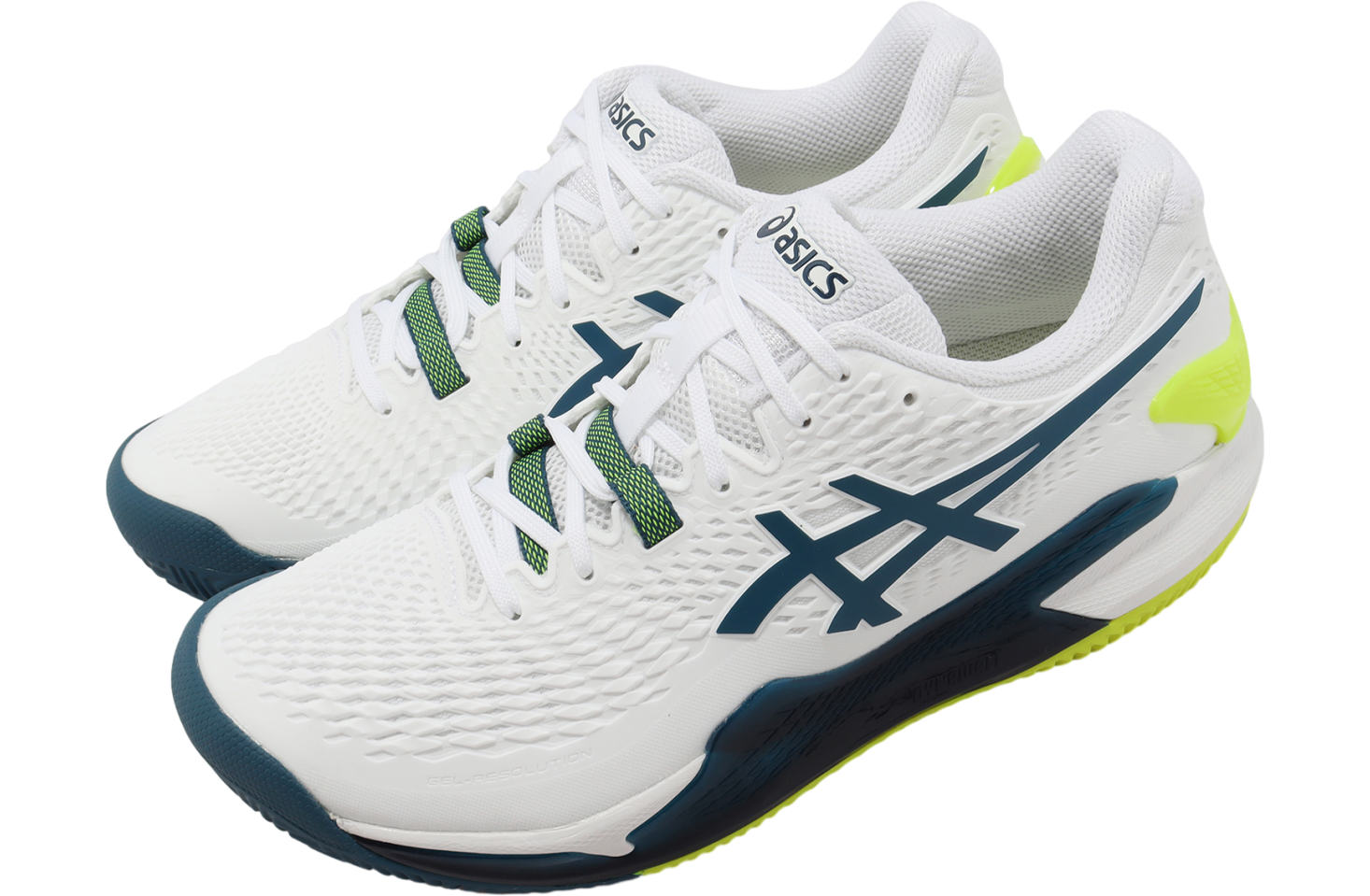 Asics GEL-Resolution 9 CLAY White / Restful Teal