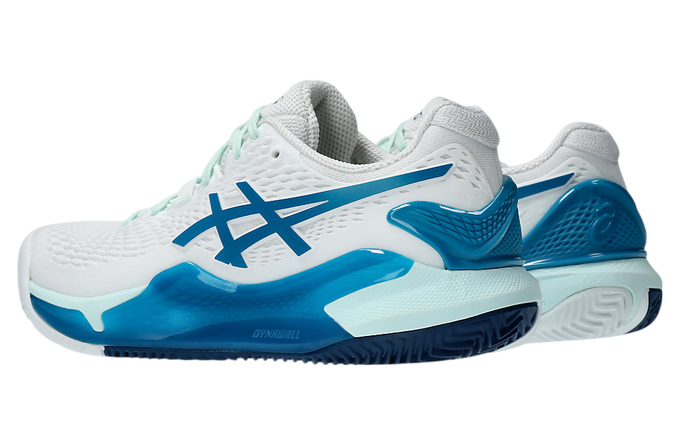 Asics Gel-Resolution 9 Clay WMNS White / Teal Blue