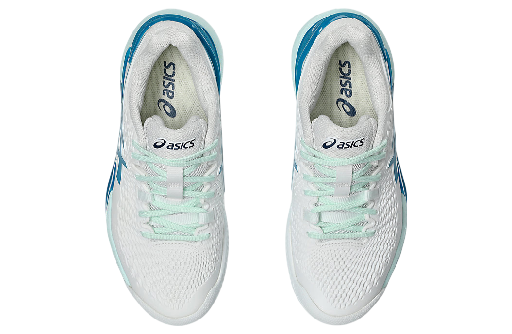 Asics Gel-Resolution 9 Clay WMNS White / Teal Blue