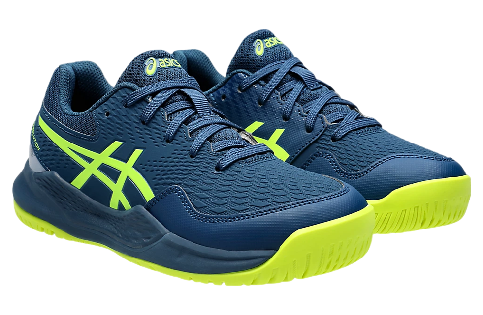 Asics Gel-Resolution 9 GS Mako Blue / Safety Yellow