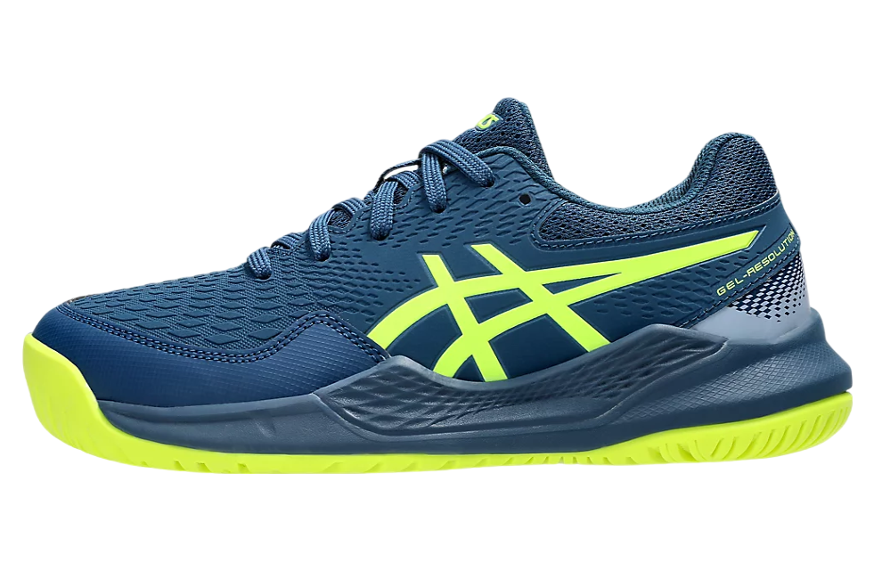 Asics Gel-Resolution 9 GS Mako Blue / Safety Yellow