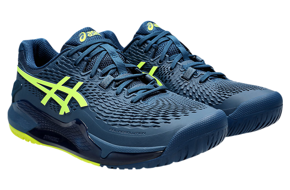 Asics Gel-Resolution 9 Mako Blue / Safety Yellow