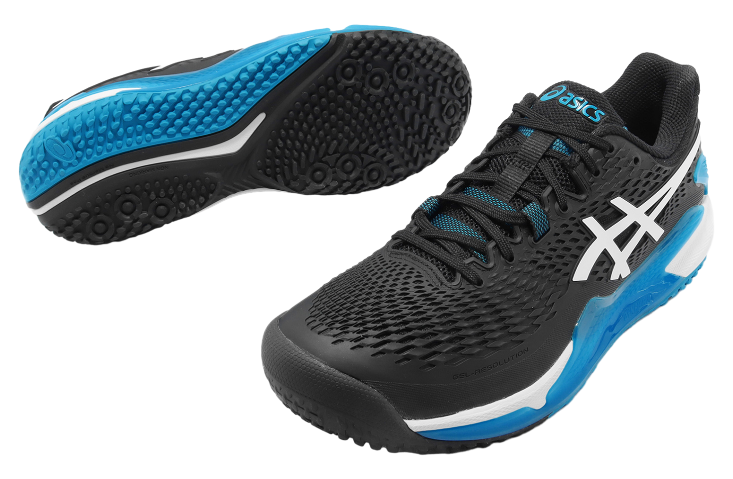 Asics GEL-Resolution 9 OC 2E Wide Black / White - Mar 2023