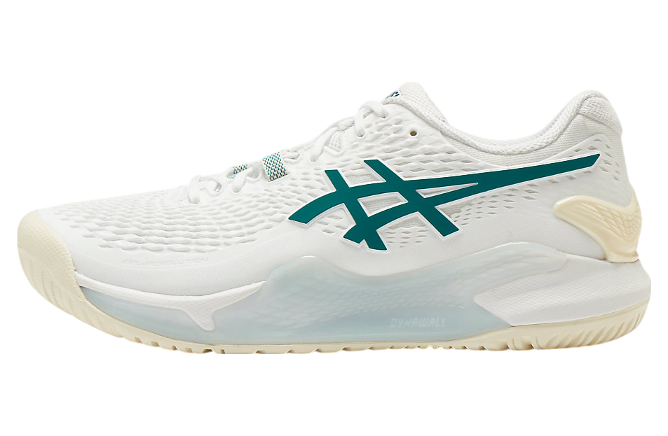 Asics Gel-Resolution 9 White / Pitch Green