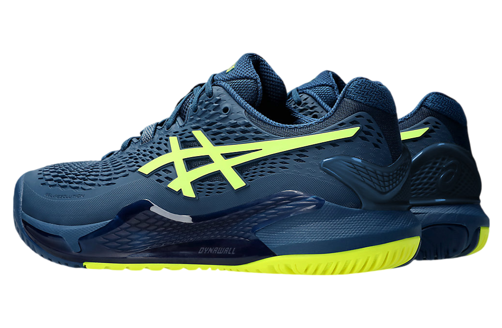 Asics Gel-Resolution 9 Wide Mako Blue / Safety Yellow