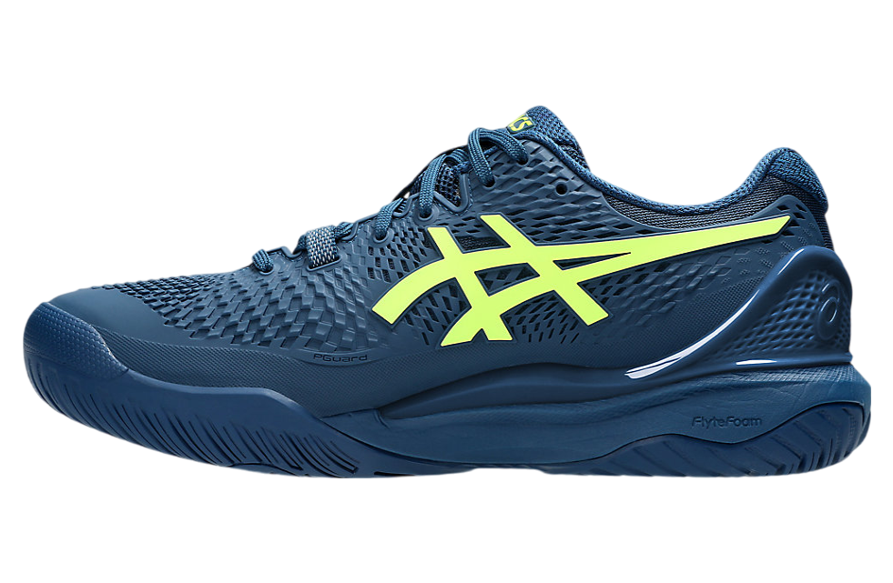 Asics Gel-Resolution 9 Wide Mako Blue / Safety Yellow