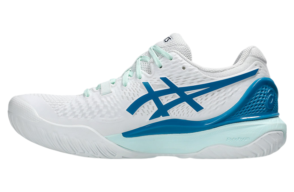 Asics Gel-Resolution 9 WMNS White / Teal Blue