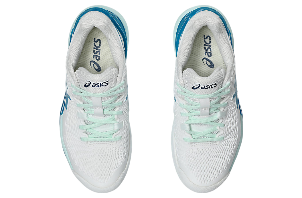 Asics Gel-Resolution 9 WMNS White / Teal Blue