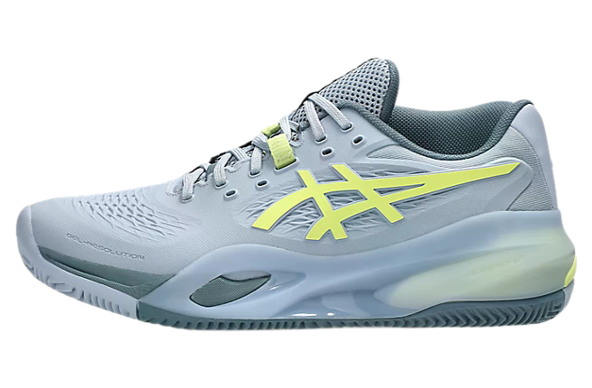 Asics Gel-Resolution X Clay Grey Blue / Pistachio