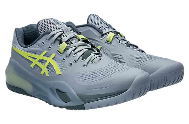 Asics Gel-Resolution X Grey Blue / Pistachio