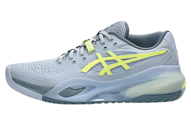 Asics Gel-Resolution X Grey Blue / Pistachio