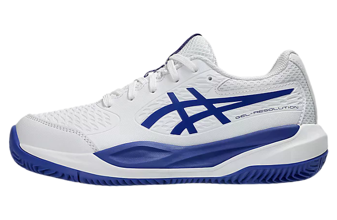 Asics Gel-Resolution X GS Clay White / Dark Cobalt